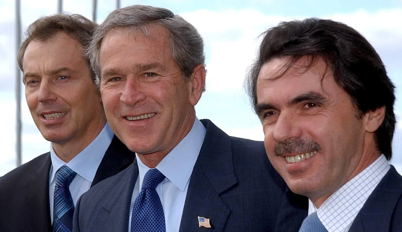 Blair, Bush y Aznar