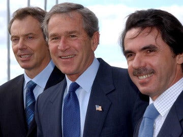 Blair, Bush y Aznar