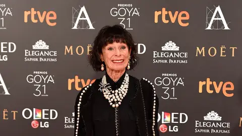 Geraldine Chaplin Alfombra roja Premios Goya 2017