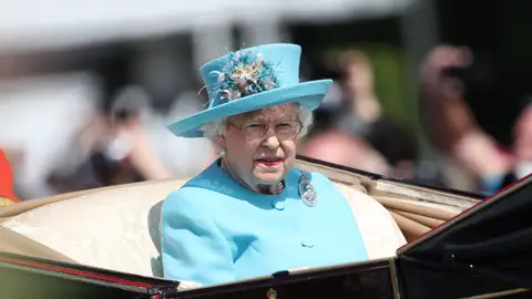 La reina Isabel II en la celebración de su 92 cumpleaños La reina Isabel II en la celebración de su 92 cumpleaños