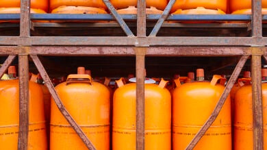 La bombona de butano baja un 4%