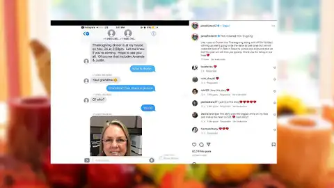 Una abuela escribe por error a un extraño pensando que era su nieto y llevan 7 años celebrando Acción de Gracias juntos Una abuela escribe por error a un extraño pensando que era su nieto y llevan 7 años celebrando Acción de Gracias juntos