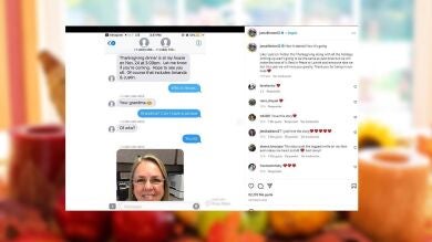 Una abuela escribe por error a un extraño pensando que era su nieto y llevan 7 años celebrando Acción de Gracias juntos