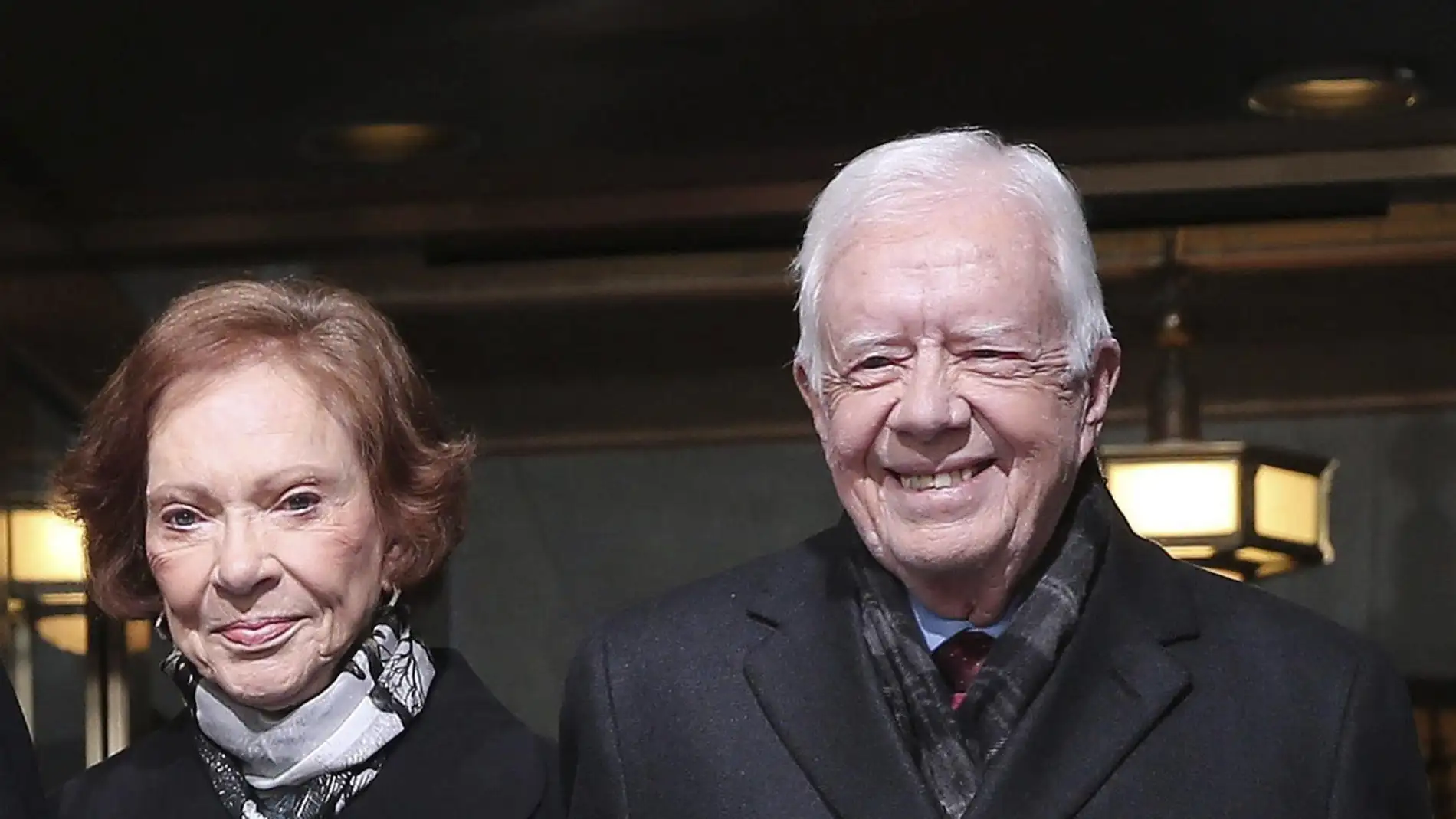 Jimmy Carter y su esposa, Rosalynn Carter en 2013