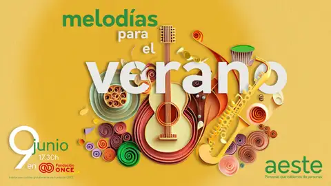 Cartel de 'Melodías para el verano' Cartel de 'Melodías para el verano'