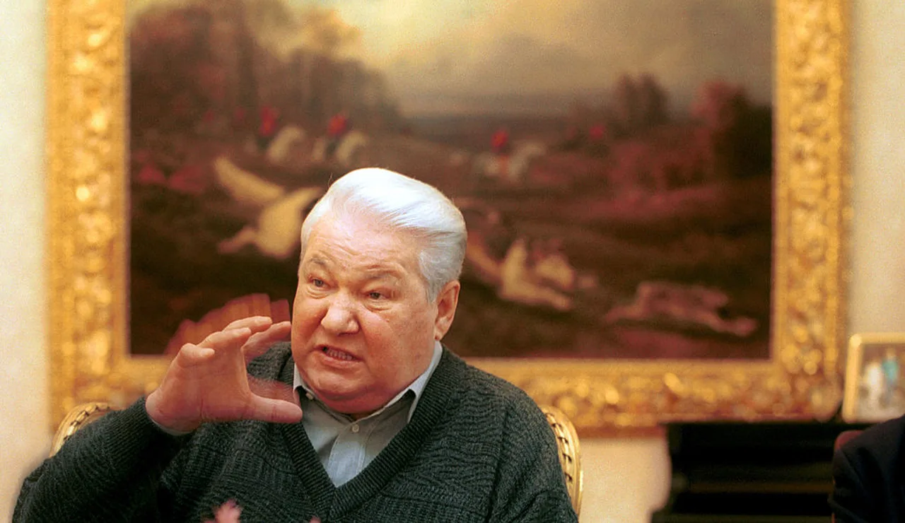 Boris Yeltsin, presidente de Rusia