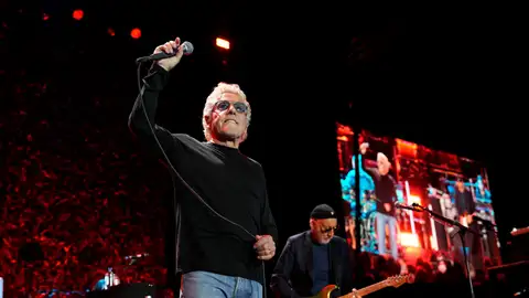 El cantante Roger Daltrey y el guitarrista Pete Townshend, de la banda británica The Who El cantante Roger Daltrey y el guitarrista Pete Townshend, de la banda británica The Who