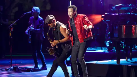 Lionel Richie durante su concierto en España Lionel Richie durante su concierto en España