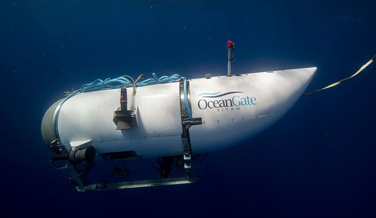 Imagen de archivo del sumergible Titan, de OceanGate