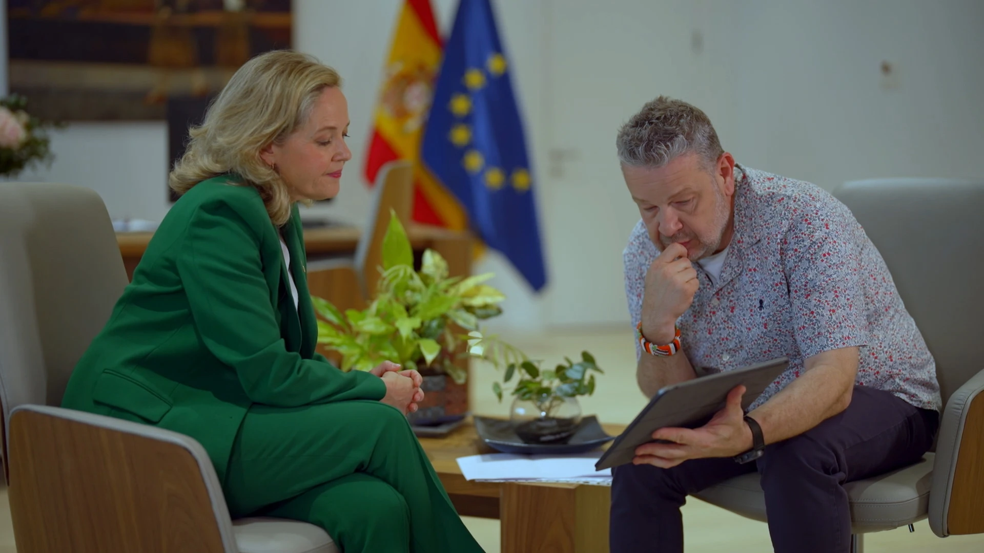 Nadia Calvi&ntilde;o y Alberto Chicote