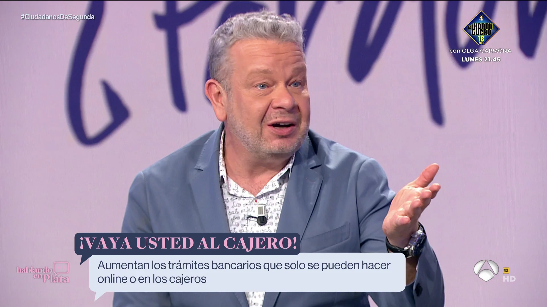 Alberto Chicote en el especial Hablando en plata: Ciudadanos de segunda