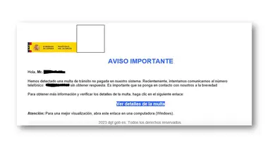 La Policía Nacional alerta sobre la estafa de los 19 euros que suplanta a la DGT La Policía Nacional alerta sobre la estafa de los 19 euros que suplanta a la DGT
