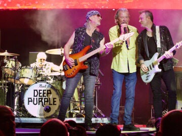 Deep Purple durante un concierto este verano