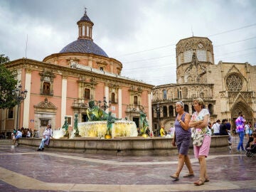 Plaza de la virgen de Valencia