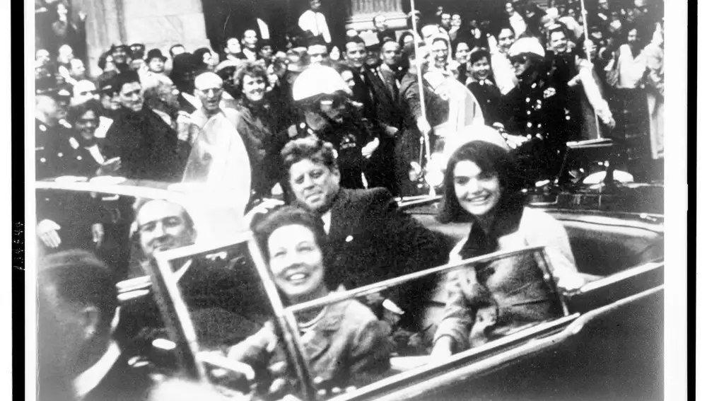  John F. Kennedy y la primera dama Jacqueline Kennedy