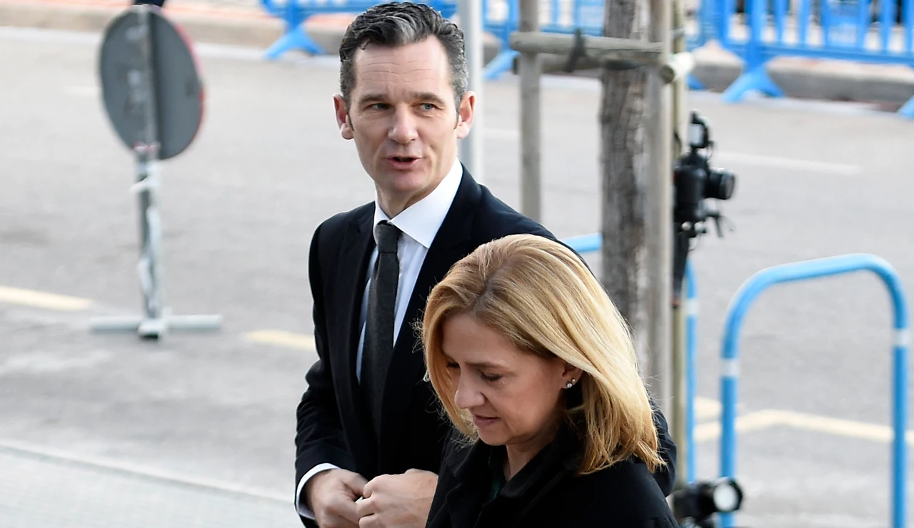La infanta Cristina e Iñaki Urdangarin durante el caso Noós