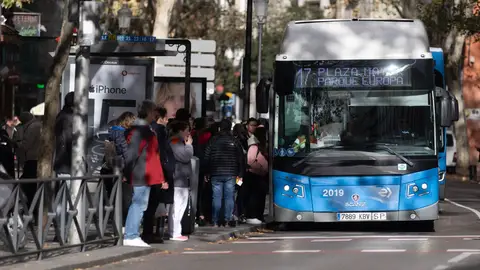 Un autobús de la EMT Madrid Un autobús de la EMT Madrid