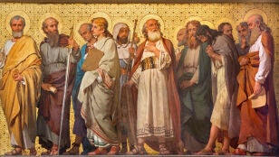 Tur&iacute;n - el fresco simb&oacute;lico de doce ap&oacute;stoles