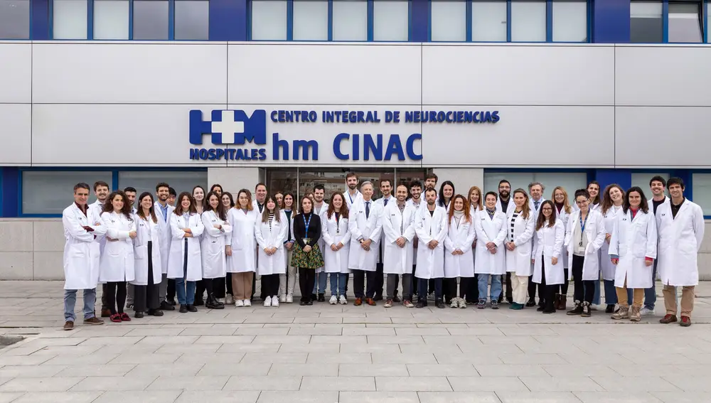 Investigadores del Centro Integral de Neurociencias Abarca Campal HM CINAC, ubicado el Hospital Universitario HM Puerta del Sur de Móstoles.