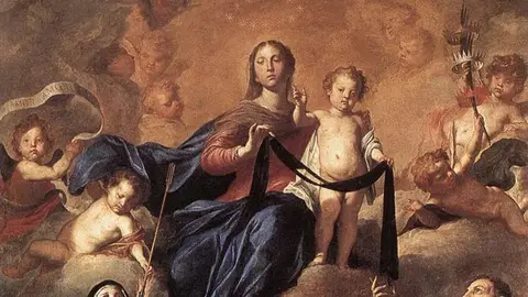 Nuestra Señora del Monte Carmelo y Carmelitas Santos de Pietro Novelli Nuestra Señora del Monte Carmelo y Carmelitas Santos de Pietro Novelli