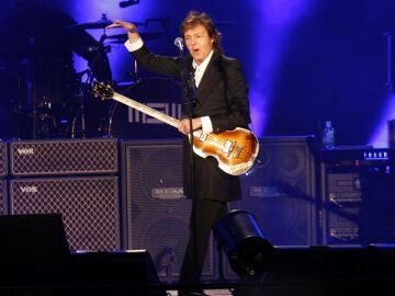  Paul McCartney, exintegrante de la mítica banda The Beatles.