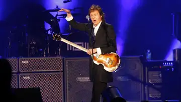  Paul McCartney, exintegrante de la mítica banda The Beatles.