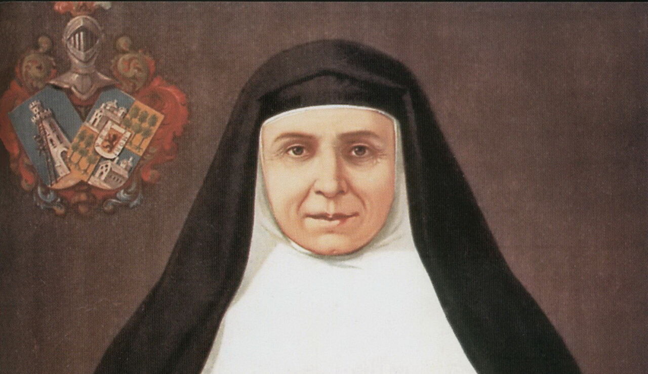 Santa Joaquina de Vedruna. Retrato al &oacute;leo pintado por Francesc Morell i Cornet (1903)