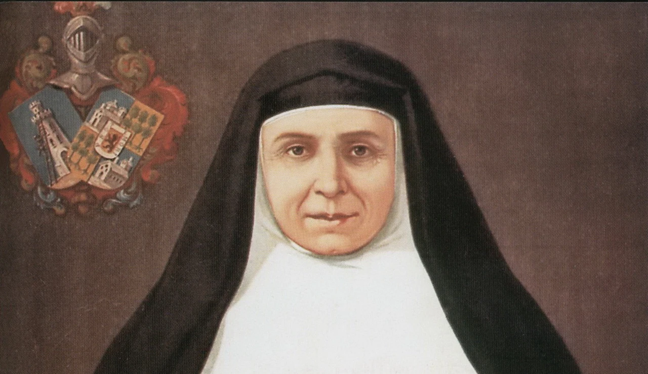 Santa Joaquina de Vedruna. Retrato al óleo pintado por Francesc Morell i Cornet (1903)