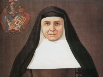 Santa Joaquina de Vedruna. Retrato al &oacute;leo pintado por Francesc Morell i Cornet (1903)