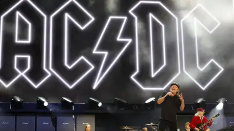 La banda australiano-británica AC/DC La banda australiano-británica AC/DC