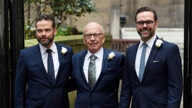 El magnate Rupert Murdoch, de 93 años, se casa por quinta vez