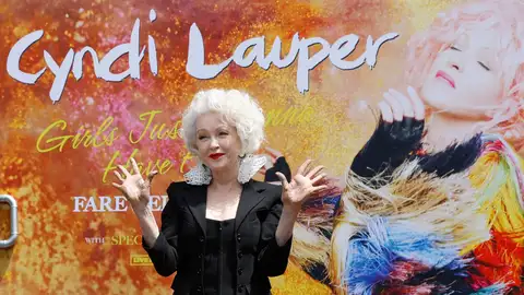 La cantante y compositora estadounidense Cyndi Lauper La cantante y compositora estadounidense Cyndi Lauper