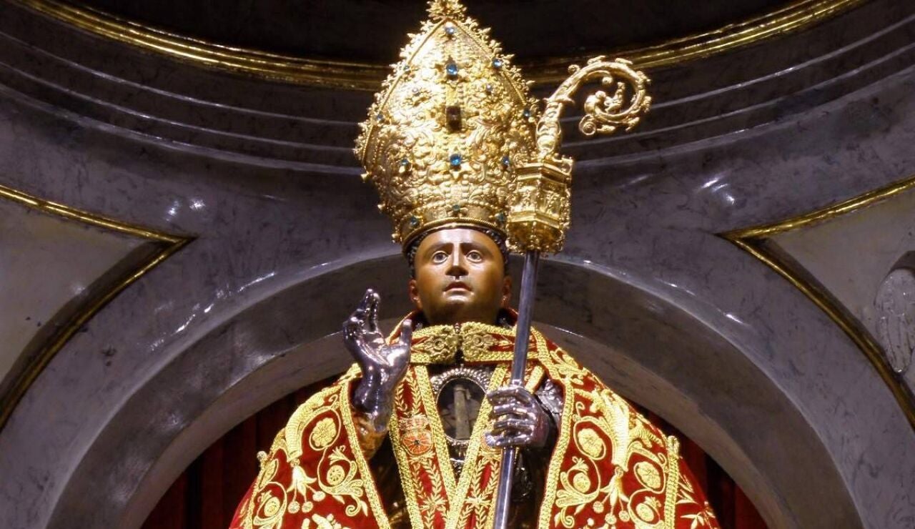 Relicario en la Iglesia de San Lorenzo de Pamplona
