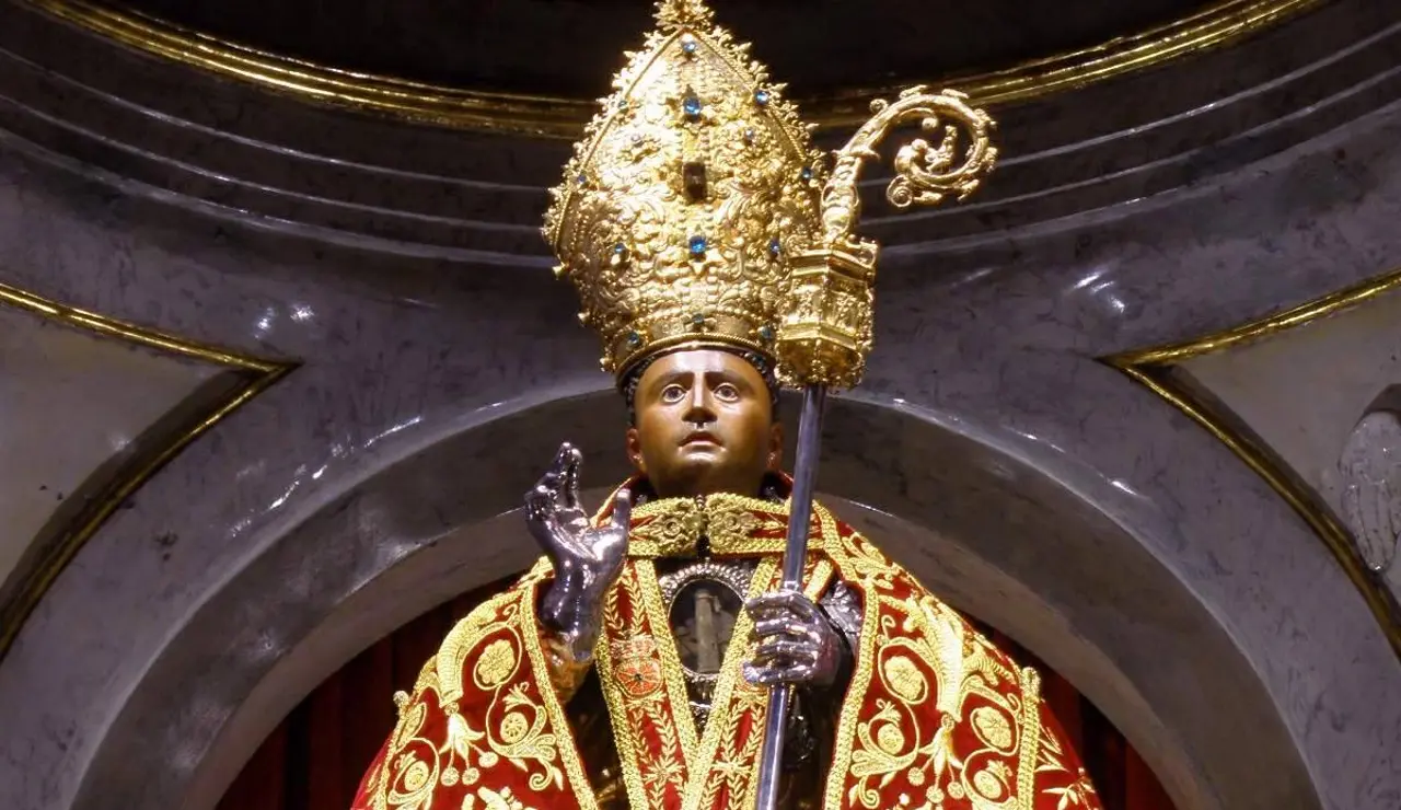 Relicario en la Iglesia de San Lorenzo de Pamplona