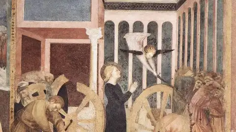 Martirio de Santa Catalina de Alejandría de Masolino da Panicale. Martirio de Santa Catalina de Alejandría de Masolino da Panicale.