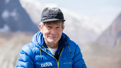 El veterano alpinista Carlos Soria El veterano alpinista Carlos Soria