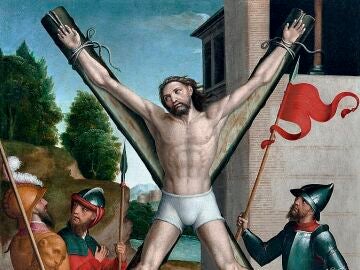 Martirio de San Andr&eacute;s Ap&oacute;stol por Juan Correa de Vivar