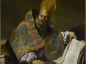 San Ambrosio de Mil&aacute;n por Claude Vignon