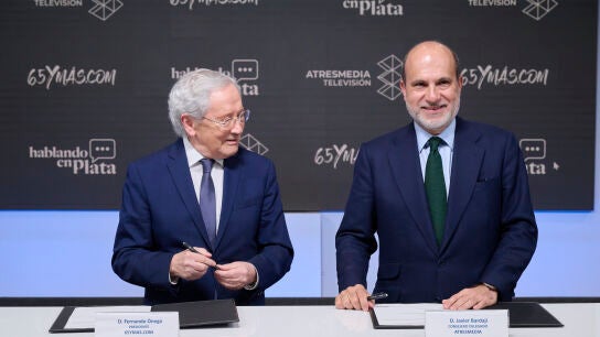 Fernando &Oacute;nega (izda.) y Javier Bardaj&iacute;