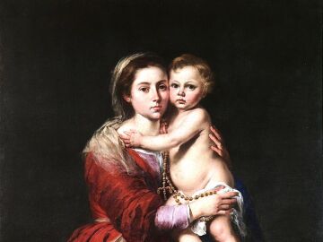 La Virgen Mar&iacute;a llevando al Ni&ntilde;o Jes&uacute;s por Bartolom&eacute; Esteban Murillo