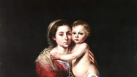 La Virgen María llevando al Niño Jesús por Bartolomé Esteban Murillo La Virgen María llevando al Niño Jesús por Bartolomé Esteban Murillo