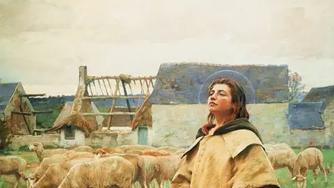 Santa Genoveva de París de Charles Sprague Pearce Santa Genoveva de París de Charles Sprague Pearce