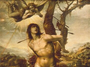 Martirio de San Sebasti&aacute;n, por Il Sodoma