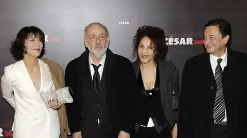 De izquierda a derecha, la actriz francesa Anne Alvaro, el director francés Bertrand Blier y la actriz Farida Rahouadj De izquierda a derecha, la actriz francesa Anne Alvaro, el director francés Bertrand Blier y la actriz Farida Rahouadj