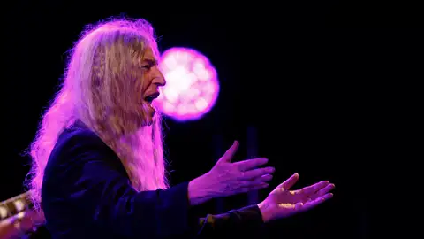 Imagen de archivo de la cantante estadounidense Patti Smith Imagen de archivo de la cantante estadounidense Patti Smith