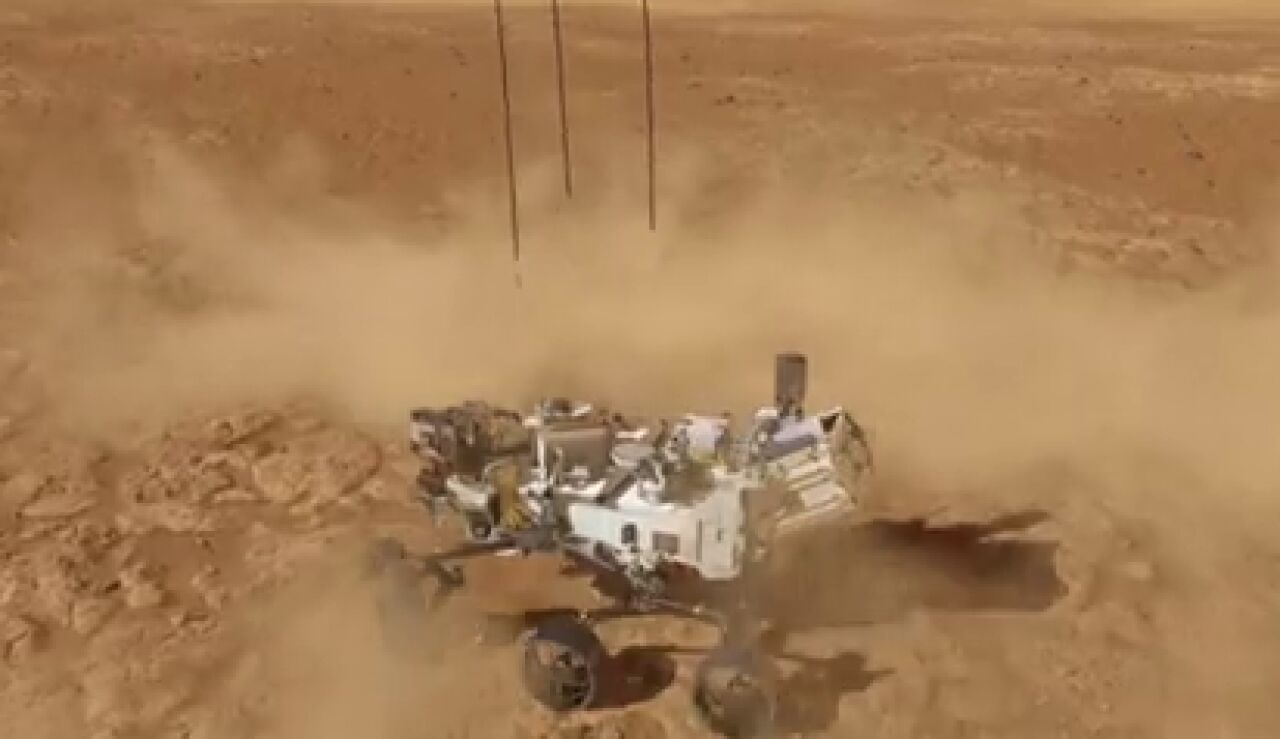 Efem&eacute;rides de hoy 18 de febrero de 2025: Perseverance amartiza sobre Marte