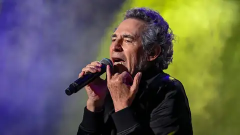 Miguel Ríos durante un concierto Miguel Ríos durante un concierto