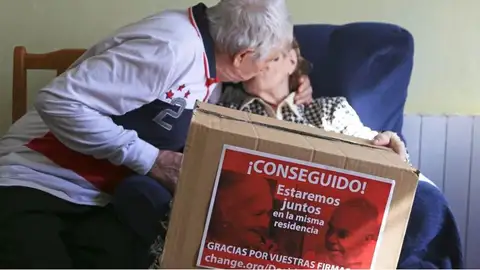 Desiderio y Soledad consiguen estar juntos Desiderio y Soledad consiguen estar juntos