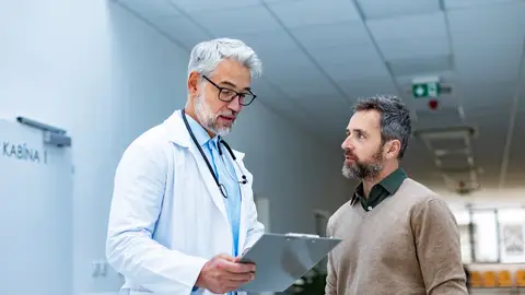 Médico y paciente Médico y paciente