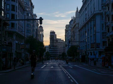 La Gran V&iacute;a, en pleno apag&oacute;n el&eacute;ctrico